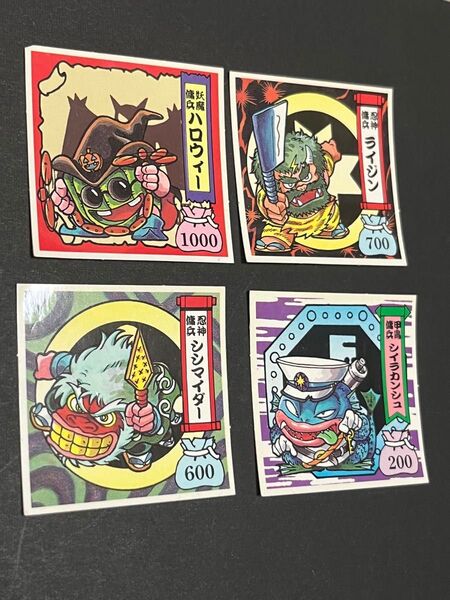 ビックリマン マイナーシール 他シール 戦国大魔人
