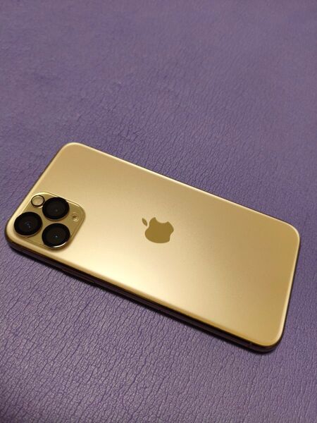 【超美品】iPhone11 Proゴールド256GB SIMフリー最大容量78%