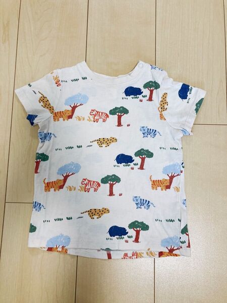 H&M エイチアンドエム Tシャツ 半袖 男の子 キッズ 動物 90