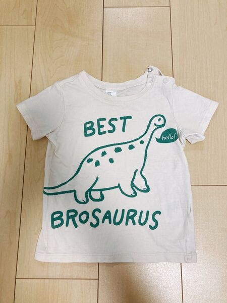 H&M エイチアンドエム Tシャツ 男の子 半袖 恐竜 90