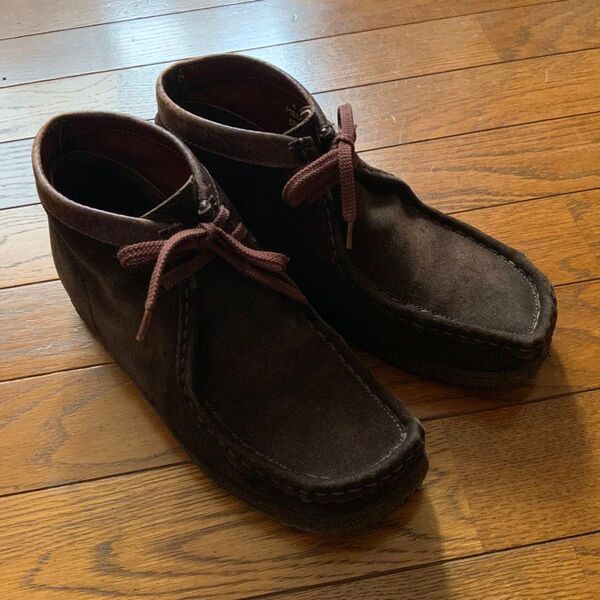80s 90s Clarks クラークス スウェード ワラビー Ireland アイルランド ブーツ モカシン 英国製