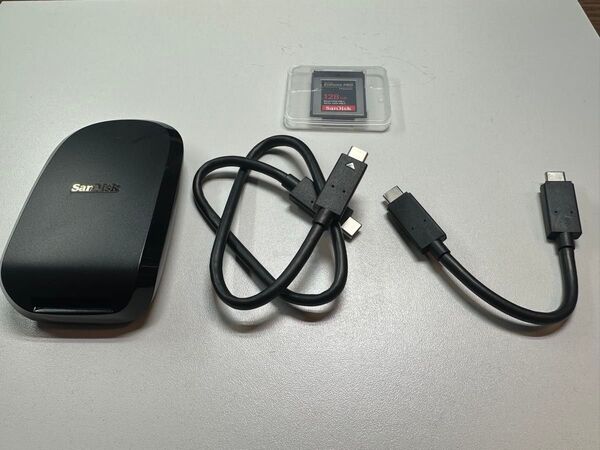 サンディスク SanDisk カードリーダー&CFexpressカード Type B Extreme PROカード128GBセット