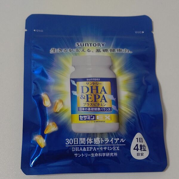 サントリー DHA&EPAプラスビタミン セサミンEX 120粒入り