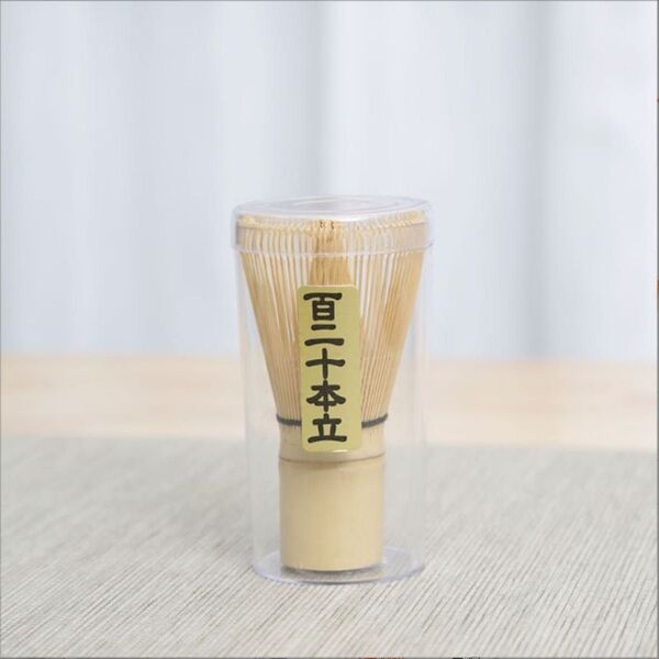 百二十本立 百本立 茶筅 白竹 茶せん 竹製 茶道具 抹茶点て お稽古用 茶道 泡立て 茶せん 120本立て