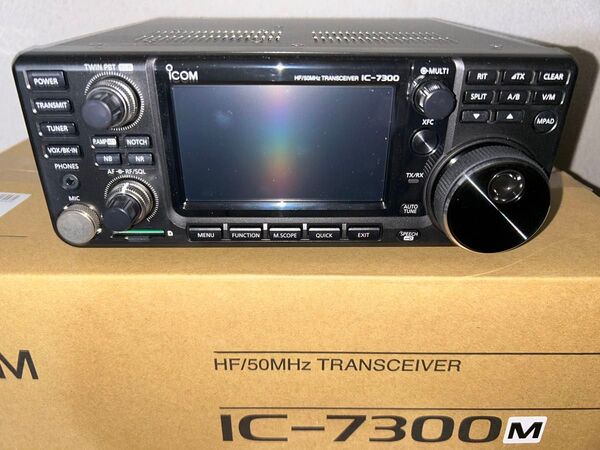 ICOM アイコム IC-7300M 未使用に近い+SP-38(未使用)