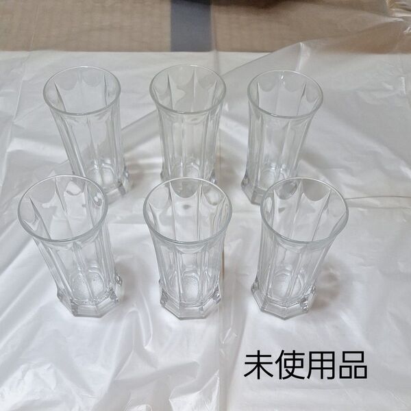 ガラスのコップ 6個セット