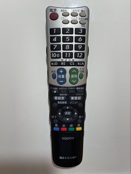 純正 テレビリモコン SHARP AQUOS リモコン
