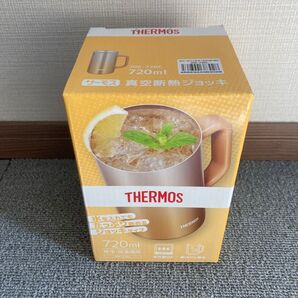 【新品】サーモス 真空断熱ジョッキ 720ml ゴールド