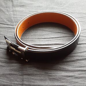 Hバックル リバーシブル レザーベルト NOブランド