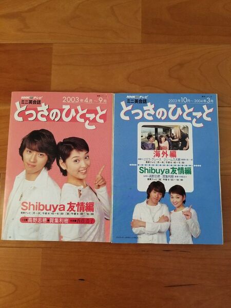 NHKテレビミニ英会話テキスト とっさのひとこと 2冊セット 賀集利樹 高野志穂