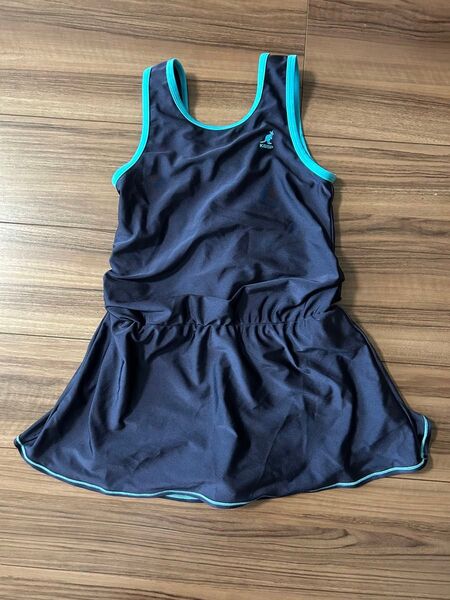 ほぼ新品 カンゴール 水着 女の子 インナーパンツワンピース 150スクール水着