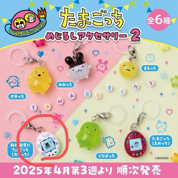 たまごっち めじるしアクセサリー ガチャガチャ
