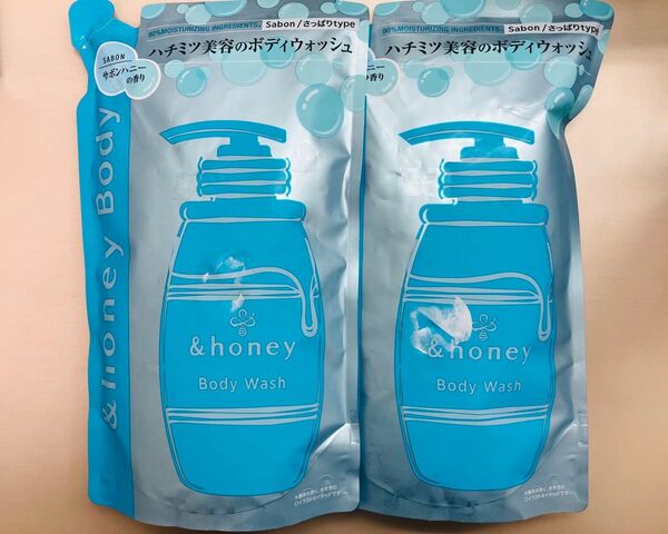 &honey アンドハニー サボンクリア ジェルボディウォッシュ 440ml 2個セット レフィル 詰め替え つめかえ
