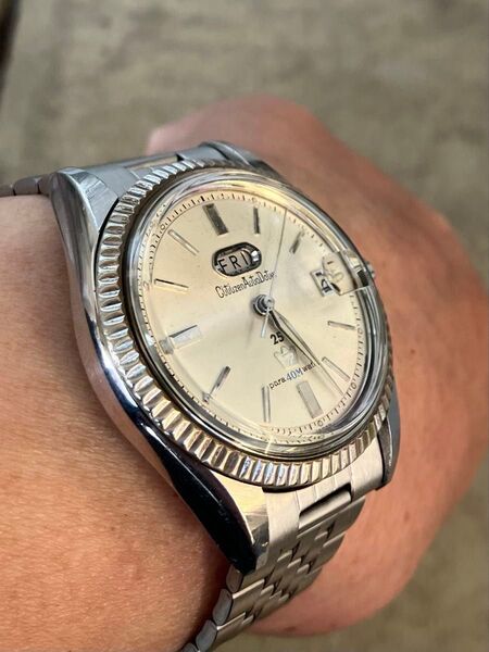 CITIZEN 1960' オートデーターセブン25J正常稼働中 パラウォーター40m 手巻き付き自動巻き 超美品