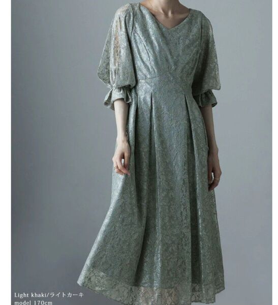 Dorry Doll レース ドレス パーティー 結婚式 ロングワンピース アサクラ M