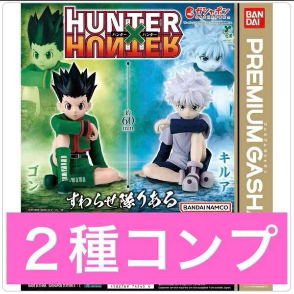 ★ハンターハンター すわらせ隊りあるガチャ キルア ゴン 2種コンプリートセット