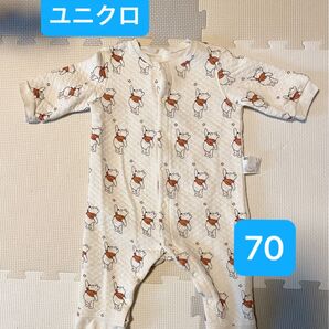 ユニクロ くまのプーさん ロンパース 70