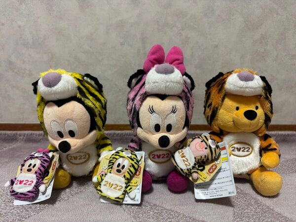 東京ディズニーリゾート2022年 干支 ミッキーマウス ミニーマウス プーさん