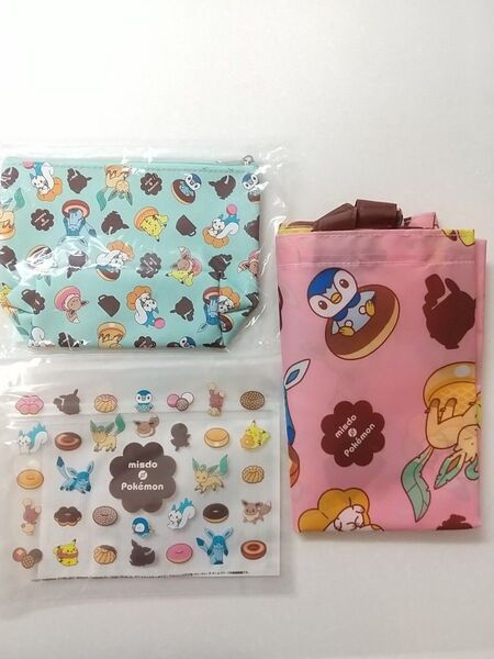 ミスド 福袋 ポケモン エコバッグ ポーチ グッズ ミスタードーナツ④
