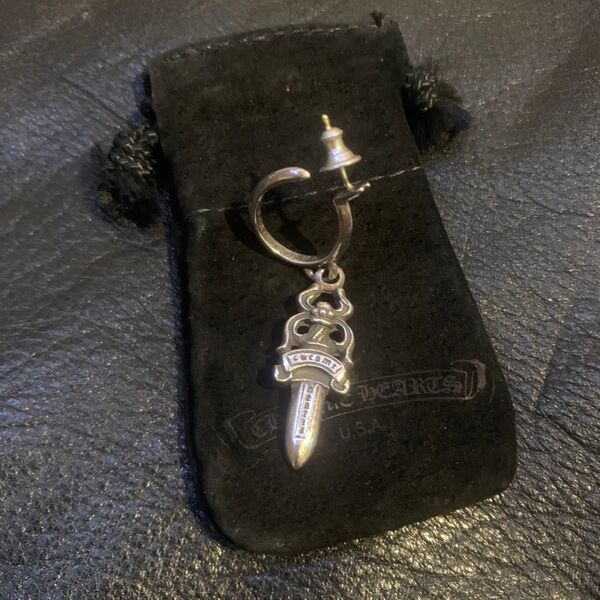 クロムハーツ ダガー フープ ピアス CHROME HEARTS