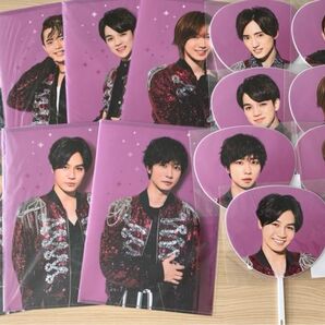 Travis Japan クリアファイル ミニうちわ 7人セット