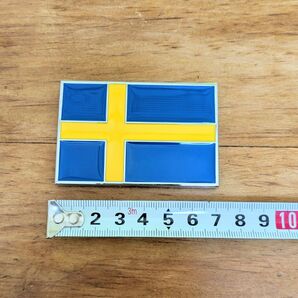 国籍ID ビークルID スウェーデン国旗 エンブレム 国識別マグネット