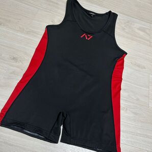 完売品 A7 CLASSIC シングレット XLサイズ レッド 状態良好 パワーリフティング ベンチプレス