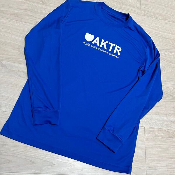 AKTR ロンT Lサイズ バスケットボールウェア Tシャツ NIKE アウトドア ブルー
