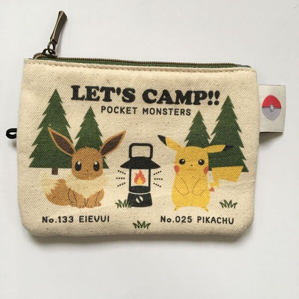 ポケットモンスター ティッシュポーチ キャンプ ピカチュウ イーブイ ポケモン 化粧ポーチ 小物入れ しまむら クーポン消化