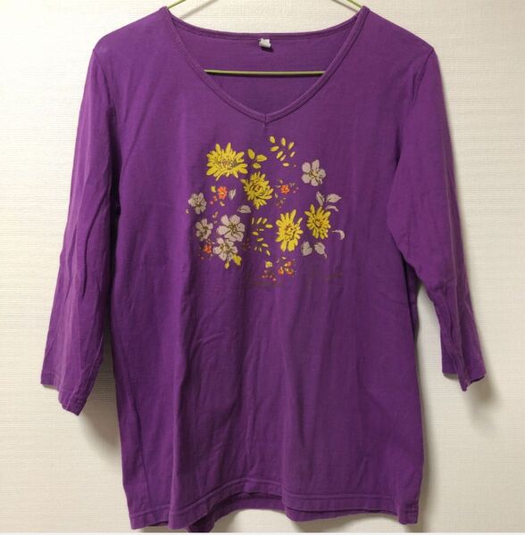 七分袖 Tシャツ 綿100%