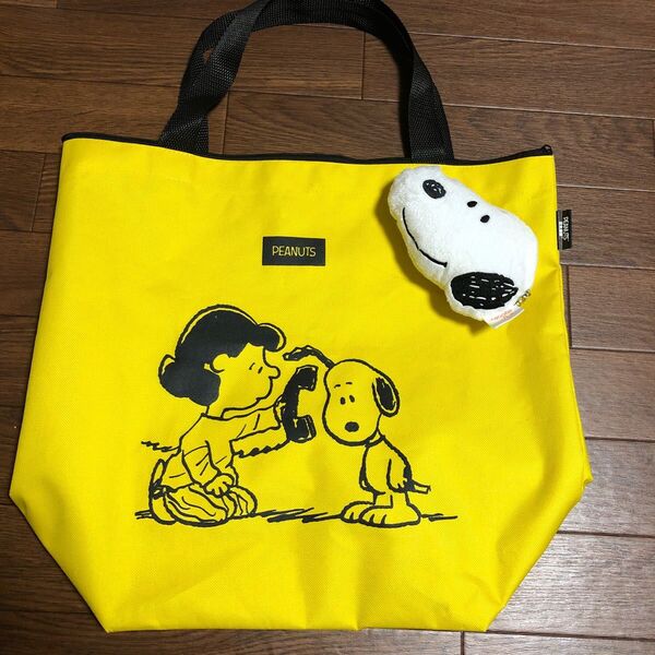 PEANUTS トートバッグとミスド×スヌーピーのポーチ