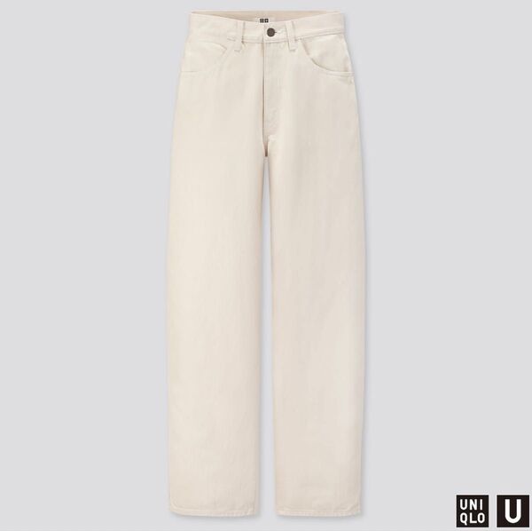 UNIQLO U ワイドフィットカーブジーンズ オフホワイト 23