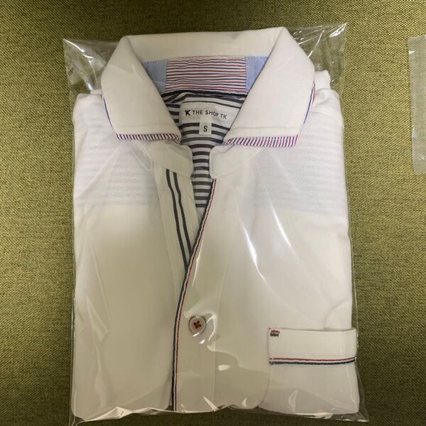【THE SHOP TK】ポロシャツ 白 Sサイズ takeo kikuchi