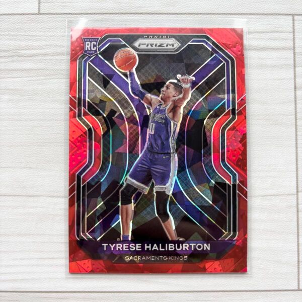 PANINI PRIZM RED ICE RC TYRESE HALIBURTON ルーキー NBAカード ハリバートン