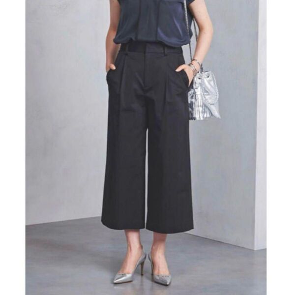 UNITED ARROWS ユナイテッドアローズ UWSC タックワイド 9分丈パンツ