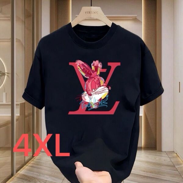 Tシャツ 黑 4XL
