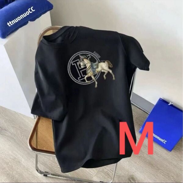 Tシャツ 半袖 黒 M
