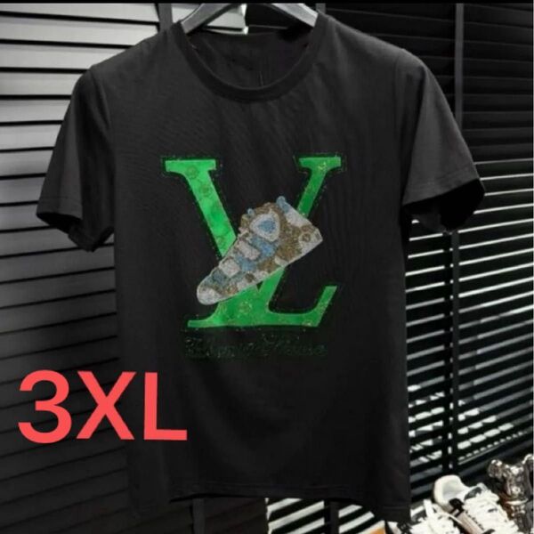 Tシャツ 半袖 黒 3XL