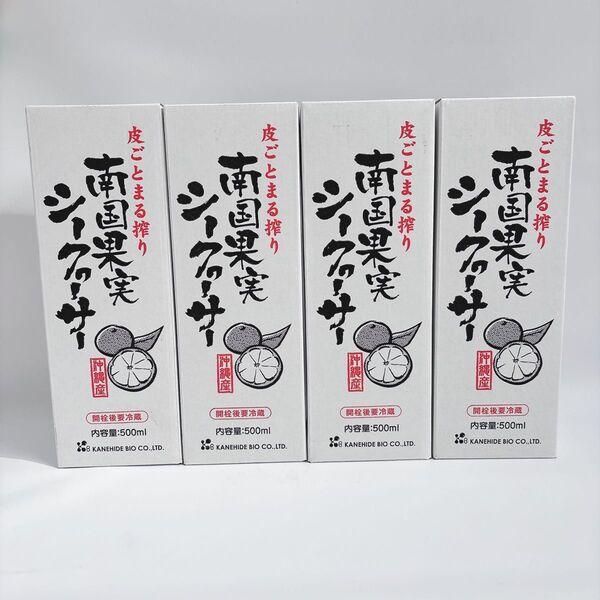南国果実シークヮーサー 500ml 4本