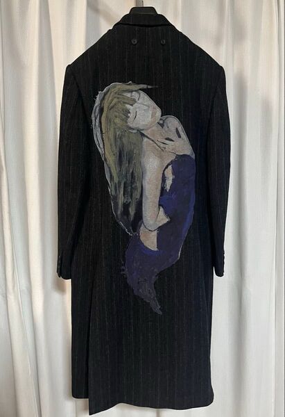 新品 ヨウジヤマモト プールオム Yohji Yamamoto POUR HOMME ウール コート コレクション ショーピース