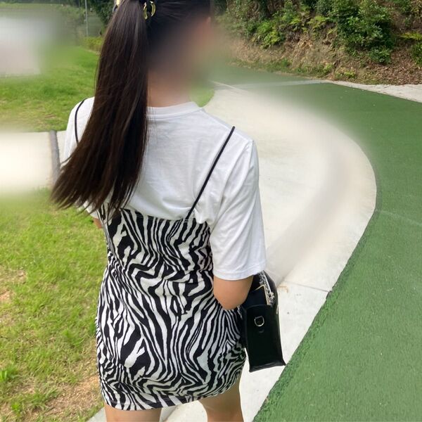 ゼブラ柄ワンピースSHEIN(値下げ可)