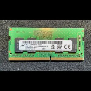 【Micron】ノートPCメモリ 8GB PC4-25600 DDR4-3200