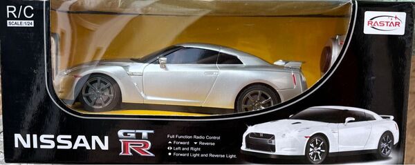 日産GTR NISSAN GT-R ラジコン 1/24 シルバー 新品未開封