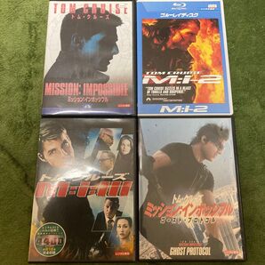 ミッション:インポッシブル/DVD4作セット/レンタル使用品/Blu-ray