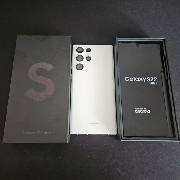 Galaxy S22 Ultra 8GB 128GB US版 ホワイト SIMフリー SM-908U1