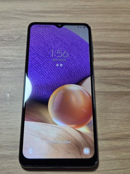 SAMSUNG Galaxy A32 5G SCG08 ブルー SIMロック解除済み バッテリー良好 ネットワーク利用制限◯