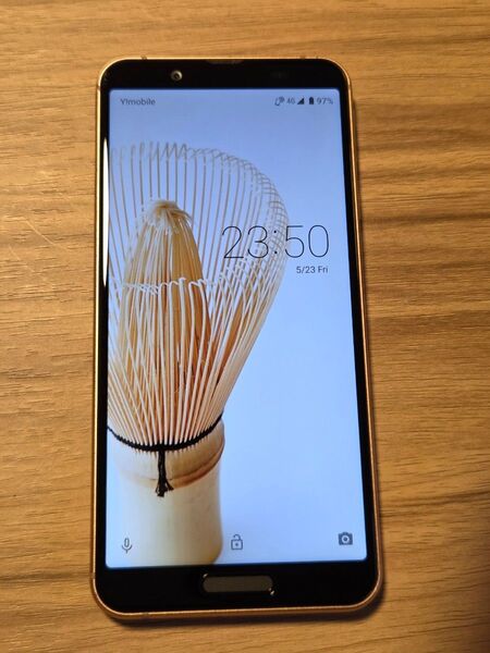 SHARP AQUOS sense3 SH-M12 SIMフリー ライトカッパー バッテリー良好表示 物理デュアルSIM