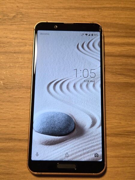 SHARP AQUOS sense3 SH-M12 ライトカッパー SIMフリー バッテリー良好表示 物理デュアルSIM
