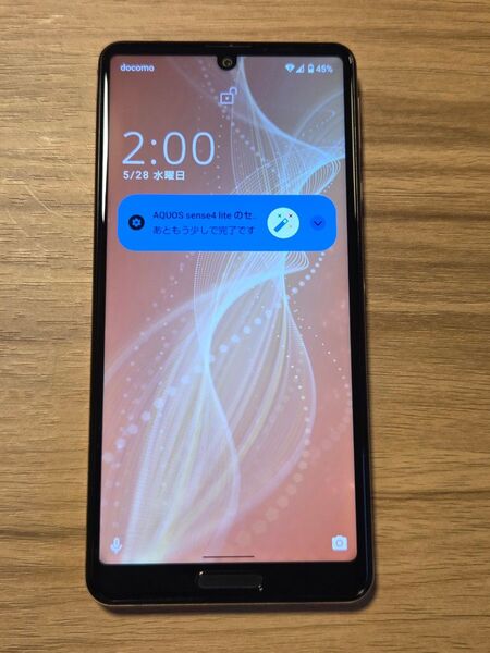SHARP AQUOS sense4 lite ライトカッパー SIMフリー ネットワーク利用制限なし バッテリー良好