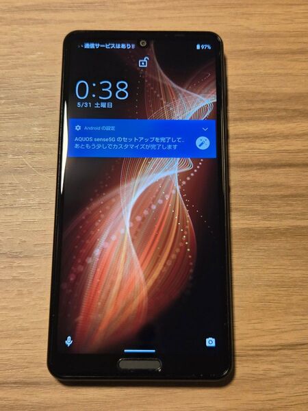 SHARP AQUOS sense5G SHG03 ブラック SIMロックなし バッテリー良好表示 ネットワーク利用制限なし